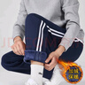 VKIK加厚加絨校服褲子男女秋冬季保暖運動(dòng)褲小學(xué)生初高中一二道杠衛褲 藏藍色/加絨-一條杠 2XL [125-140斤] 曬單實(shí)拍圖