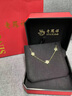 老鳳祥雙層花朵銀腳鏈女生腳鐲腳飾時(shí)尚輕奢七夕情人節(jié)禮物送女朋友老婆 雙層花朵腳鏈【品牌專屬禮盒】 曬單實(shí)拍圖