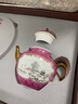 薈云軒琺瑯彩妙韻茶壺功夫茶具一壺兩杯家用泡茶壺陶瓷小套裝泡茶器喝茶 妙韻茶壺組 4頭 101mL(含)-200mL(含) 曬單實拍圖