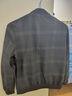 皮爾卡丹（pierre cardin）夾克男秋冬外套休閑上衣立領(lǐng)格子百搭潮流舒適外套 卡其色 L 曬單實(shí)拍圖