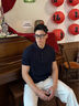 TOMMY HILFIGER【輕奢感】25夏季男絲光棉肌理高級(jí)感商務(wù)修身短袖翻領(lǐng)POLO03809 藏青色DW5 XL （推薦：155-170斤） 曬單實(shí)拍圖