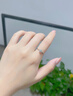 Grace GirlPT950鉑金戒指一克拉鉆戒結求婚走心表白紀念日生日禮物送女友 【一克拉】鉑金莫桑石摯愛(ài)鉆戒 曬單實(shí)拍圖