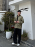 gxg.jeans男裝 卡其色燈芯絨拼接巴恩風(fēng)牛仔夾克外套 25春新品 卡其色 2XL (185) 曬單實(shí)拍圖