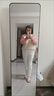 DGOV白色休閑褲女春夏季2025新款寬松百搭顯瘦九分哈倫褲小個子蘿卜褲 白色（zt） L 【106-115斤】 曬單實拍圖