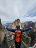 TOPSKY專業(yè)登山包戶外徒步雙肩包男女行李包大容量露營旅行背包輕便背囊 橙色【配送防雨罩】 60L 【懸浮背負】 曬單實拍圖