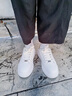 卡賓男鞋春季白色板鞋男士運動(dòng)休閑鞋靴厚底增高鞋透氣百搭潮流鞋子男 白金 41 曬單實(shí)拍圖