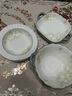 茉陽釉下彩陶瓷碗盤碟勺景德鎮(zhèn)新款小清新陶瓷餐具飯碗菜盤魚盤家用 9.5英寸雙耳湯碗 曬單實拍圖
