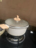 蘇泊爾（SUPOR）麥飯石色不粘湯鍋家用防燙燉煮鍋雙耳大容量鍋燃?xì)怆姶艩t通用 大容量湯鍋+蒸格 3-5人適用 24cm 曬單實(shí)拍圖