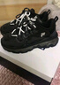 FILA FUSION斐樂(lè )女鞋戶(hù)外休閑鞋QD96熔巖鞋中性男女鞋輕便舒適運動(dòng)鞋 黑-BK 男款 42 曬單實(shí)拍圖