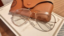 雷朋（RayBan）太陽鏡飛行員系列男女款眼鏡戶外墨鏡0RB3825禮物禮物 001/GG金鏡框?qū)毸{(lán)色光致變色鏡片 尺寸62 曬單實(shí)拍圖
