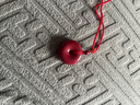 福進(jìn)家朱砂平安扣吊墜本命年掛件護身符正品紫金砂男女款項鏈馬年創(chuàng  )意款 紫金砂平安扣大號-平安紅 曬單實(shí)拍圖