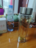 明霞雙層玻璃杯便攜水杯帶蓋商務(wù)透明過(guò)濾辦公杯子車(chē)載辦公男女茶水杯 黑色350 ml 曬單實(shí)拍圖