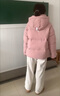 君羽戶(hù)外羽絨服男女短款新款800高蓬95絨加厚保暖白鵝絨服H52313 魅粉-女款 L 推薦男135-150斤/女110-120斤 曬單實(shí)拍圖