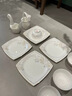 巖家碗碟套裝家用2025中式輕奢餐具套裝碗盤高級(jí)感餐具碗盤整套喬遷送 雅韻配富貴煲 56頭 曬單實(shí)拍圖