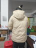 妙奕嘉棉服女秋冬季2024新款女裝外套棉衣棉襖羽絨棉服女士短款高級時(shí)尚 韓版寬松連帽棉服【米色】 S 【建議110斤內】 曬單實(shí)拍圖