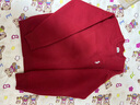 左西男童毛衣純色兒童加厚秋裝2025新款男孩大童秋冬線(xiàn)衣 紅色 150 曬單實(shí)拍圖