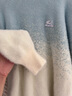 PSO Brand仿貂毛圓領(lǐng)毛衣男寬松可愛(ài)小狗漸變藍色慵懶秋冬情侶裝 漸變藍 Blue XS 曬單實(shí)拍圖
