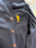 U.S. POLO ASSN.保羅針織男秋季商務休閑開衫毛衣男百搭保暖外套 寶藍 3XL  曬單實拍圖