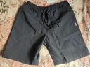 馬登工裝戶(hù)外休閑梭織短褲大口袋褶皺寬松直筒抽繩尼龍五分褲男夏 藏青色 L 曬單實(shí)拍圖
