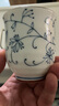 陶趣居 日本進(jìn)口線唐草小藍(lán)芽茶杯日式湯吞壽司杯陶瓷小杯泡茶杯子茶具 線唐草 茶壺 帶濾網(wǎng)465ml1只 曬單實(shí)拍圖