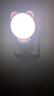 床頭燈節(jié)能省電可愛小夜燈嬰兒喂奶護(hù)眼睡覺燈臥室睡眠燈插電LED 【升級款】粉色小熊 曬單實拍圖