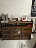 梓畫(huà)餐邊柜  現代中式實(shí)木餐邊柜鄉村碗碟茶水柜儲物柜子餐廳精品家具 1.2米【313#】 餐邊柜 曬單實(shí)拍圖