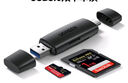 綠聯(lián)（UGREEN） 多功能二合一讀卡器USB3.0/2.0高速讀取支持TF/SD型相機行車(chē)記錄儀內存卡手機 【膠殼】Type-c+USB3.0 雙卡單讀 支持SD/TF卡 曬單實(shí)拍圖