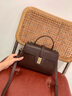 viney包包女包牛皮新款斜挎包輕奢單肩手提包生日禮物高級感送女友老婆 【深咖色】女生實(shí)用走心 品牌小眾百搭休閑洋氣通勤 曬單實(shí)拍圖