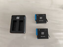 灃標（FB）gopro8電池gopro7/gopro6/gopro5運動(dòng)相機電池充電倉Hero8/7/6/5收納式充電器黑狗備用配件 【2電雙充】電池*2+標準雙充（1170mAh） 曬單實(shí)拍圖