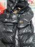 高梵黑金鵝絨服先鋒1.0八格長款羽絨服男女同款冬季厚外套 黑色 M 曬單實拍圖