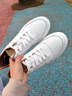 京識【44-49碼】大碼男鞋經(jīng)典板鞋小白鞋運動(dòng)休閑鞋子透氣 6699白色 45 曬單實(shí)拍圖
