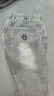 浪莎加絨加厚牛仔褲女秋冬新款胖M彈力直筒刺繡笑臉?biāo)删o腰闊腿褲 藍(lán)色-加絨 加絨 3XL碼145-160斤 曬單實拍圖