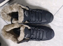 卡帝樂(lè )鱷魚(yú)（CARTELO）棉鞋男冬季加絨保暖高幫工裝鞋戶(hù)外運動(dòng)休閑鞋子男 黑色 40碼  曬單實(shí)拍圖