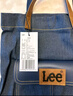Lee時(shí)尚休閑托特包牛仔布百搭單肩包通勤挎包學(xué)生書(shū)包輕便簡(jiǎn)約手提包 牛仔藍 曬單實(shí)拍圖