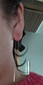 周六福紅18K金耳線女 長款彩金耳飾耳線生日禮物 KI091457 一對 曬單實拍圖