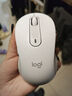 羅技（Logitech）優(yōu)選系列 M650無線藍(lán)牙雙模鼠標(biāo)舒適手感靜音鼠標(biāo)中手和大手型蘋果筆記本辦公鼠標(biāo)MAC妙控鼠標(biāo)ipad M650L大手白色+白印花集防滑貼 曬單實(shí)拍圖