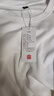 名創(chuàng)優(yōu)品（MINISO）打底衫男冬季親膚保暖雙面絨內(nèi)搭圓領(lǐng)加絨加厚長袖t恤 白 3XL  曬單實(shí)拍圖