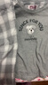 美標春秋兒童睡衣男童卡通純棉睡衣休閑套裝可愛(ài)全棉可外穿家居服夏 淺灰 2XL （14號/145/70） 曬單實(shí)拍圖