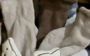 童泰嬰兒襪子秋冬季加厚寶寶地板襪兒童防滑隔涼鞋襪寬口襪2雙裝 灰咖 2雙 6-12月 曬單實(shí)拍圖