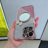 丁域 適用iPhone16promax手機(jī)殼新款帶掛繩蘋果15Pro輕奢硅膠女款14plus時(shí)尚簡(jiǎn)約鏡頭全包13防摔保護(hù)套 粉色漸變閃粉蝴蝶結(jié)鏡子+珍珠掛繩 iPhone 15 Pro 曬單實(shí)拍圖
