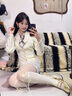 viney真絲絲巾100%桑蠶絲春夏絲綢小方巾生日禮物送老婆媽媽長輩 【米色】實用高級感品牌實用長輩母親絲巾 曬單實拍圖