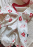 纖絲鳥(niǎo)（TINSINO）嬰兒衣服寶寶紅色棉毛哈衣爬服新生兒衣服A類(lèi)周歲衣服 福氣滿(mǎn)滿(mǎn) 曬單實(shí)拍圖