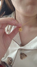 中國(guó)黃金（CHINA GOLD）黃金項(xiàng)鏈女款999足金雪花項(xiàng)鏈5G金吊墜素鏈七夕生日禮物送女朋友 送女友*雪花吊墜約1.1-1.2g 【贈(zèng)銀鏈】 曬單實(shí)拍圖