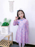 G.DUCKKIDS童裝女童旗袍裙子2025新款女孩春秋公主裙漢服兒童洋氣長(cháng)袖連衣裙 黃色 120 (建議身高110cm  6-7歲左右 曬單實(shí)拍圖