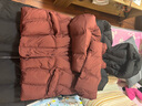 賽斯特女裝24新款冬季羽絨外套 短款立領(lǐng)休閑白鴨絨羽絨服 R102 磚紅色 160/84A AM 曬單實(shí)拍圖