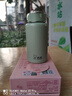 希諾（heenoor）保溫杯女士不銹鋼小巧便攜可愛(ài)少女水杯簡(jiǎn)約清新森系高檔學(xué)生杯子 磨砂綠190ml 曬單實(shí)拍圖