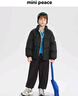 MiniPeace太平鳥(niǎo)童裝冬男童羽絨服FAACE4B12 黑色 150cm 曬單實(shí)拍圖