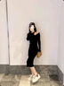 MARY JSTNI透氣小白鞋女鞋2025新款爆款休閑春夏百搭內(nèi)增高休閑厚底運動板鞋 HK1016米白拼紅 皮面單里 四季款 35 曬單實拍圖