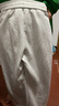 魯雅爾美式運(yùn)動休閑褲女裝夏季高腰顯瘦小個子高級衛(wèi)褲垂感百搭闊腿長褲 白灰色 L 曬單實拍圖