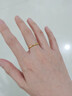 中國(guó)黃金（CHINA GOLD）莫比烏斯環(huán)黃金戒指女99足金素圈閉口指環(huán)七夕情人節(jié)禮物送女朋友 節(jié)日首選-莫比烏斯環(huán)戒指#11【摯愛禮盒】紀(jì)念品 曬單實(shí)拍圖